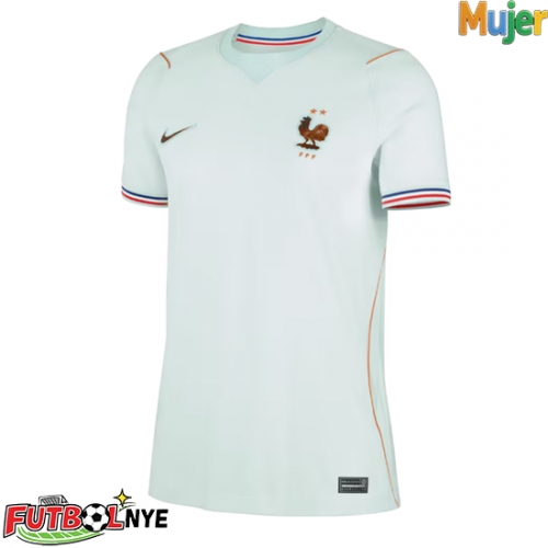 Camiseta Francia Visitante Equipación para mujer Mundial 2026 manga corta